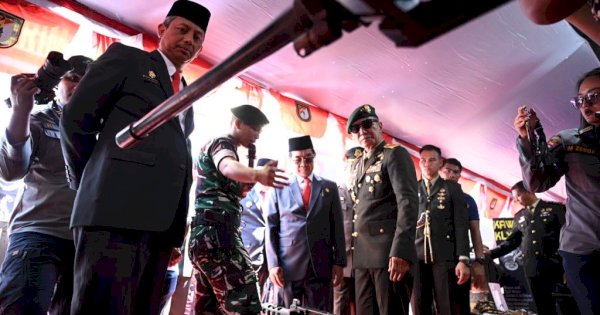 Pj Sekprov Sulsel Hadiri Pameran Alutsista dalam Rangka HUT TNI ke-78 Tahun