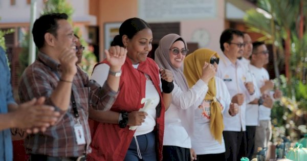 Bupati Indah Pimpin Kampanye Cuci Tangan Pakai Sabun