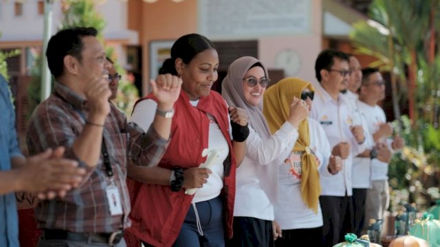 Bupati Indah Pimpin Kampanye Cuci Tangan Pakai Sabun