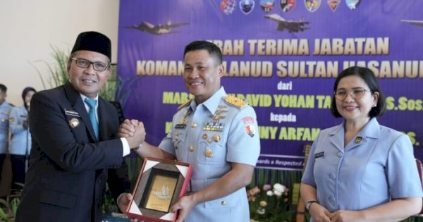 Wali Kota Danny Hadiri Sertijab Danlanud Sultan Hasanuddin: Terima Kasih, Selamat Bekerja di Tempat Baru