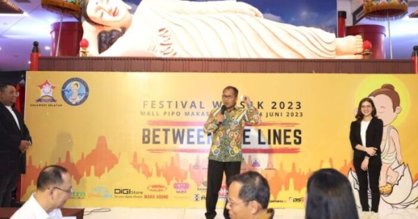 Festival Waisak 2023, Danny Pomanto Serukan Masyarakat Perkuat Toleransi Antar Umat Beragama