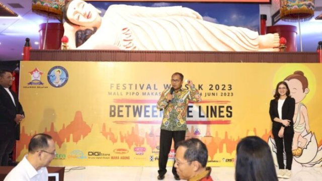 Festival Waisak 2023, Danny Pomanto Serukan Masyarakat Perkuat Toleransi Antar Umat Beragama