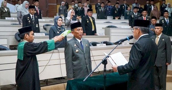 Taufan Pawe Resmi Lantik Husni Syam Jabat Sekretaris Daerah Pemkot Parepare