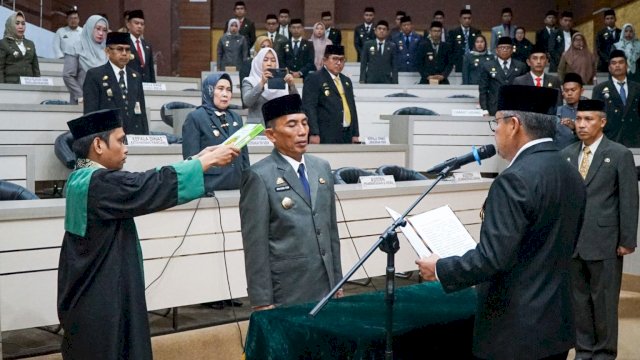 Taufan Pawe Resmi Lantik Husni Syam Jabat Sekretaris Daerah Pemkot Parepare