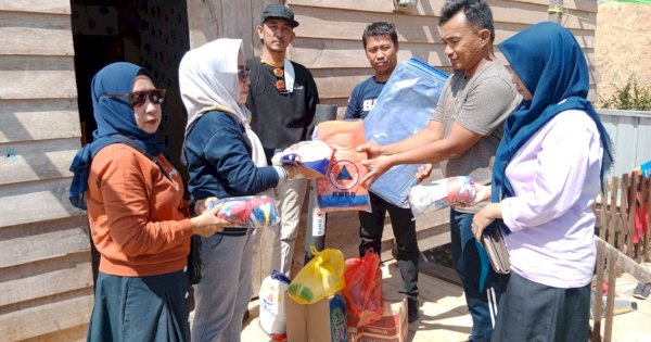 Lagi, Pemkot Parepare Serahkan Bantuan Logistik ke Warga Terdampak Angin Kencang di Lapadde