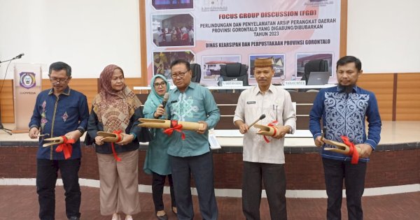 Maksimalkan Tusi, Dinas Arpus Provinsi Gorontalo Gelar FGD