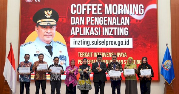 Pj Gubernur Sulsel Harap Aplikasi Pemda Takalar, Inzting Stunting Jadi Aplikasi Nasional