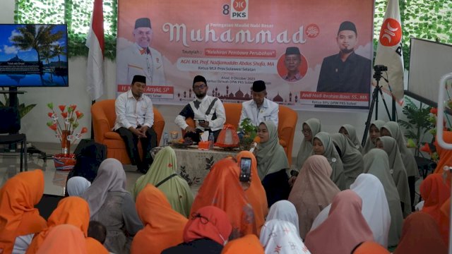 Peringati Maulid Nabi Muhammad SAW, PKS Sulsel Gelar Tausiyah dan Lomba Kaddo Minyak