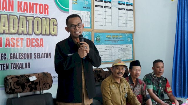 Sah Menjadi Aset Desa, Setiawan Aswad Resmikan Kantor Desa Kadatong Takalar 