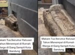 Viral Makam Menempel dengan Rumah Warga, Berumur Ratusan Tahun 