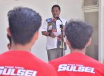 Pj Gubernur Bahtiar Lepas Atlet Panjat Tebing Sulsel Menuju Pra PON Semarang