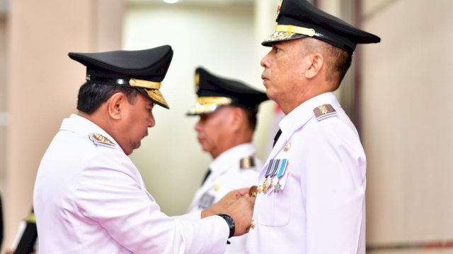 Bahtiar Baharuddin Lantik Pj Bupati Enrekang dan Pj Wali Kota Parepare