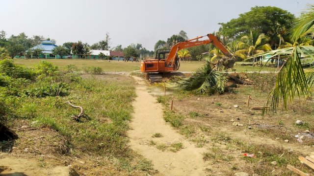 Salah satu lokasi pesantren di Luwu Utara yang akan dibangun rusun. 