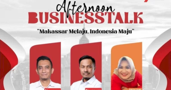 Sambut HUT RI dan F8, Bappeda Makassar Gelar Talkshow Afternoon Business Talk