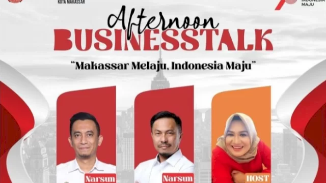 Sambut HUT RI dan F8, Bappeda Makassar Gelar Talkshow Afternoon Business Talk