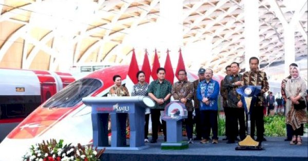 Jokowi Resmikan Kereta Cepat, Tercepat se-Asia Tenggara 