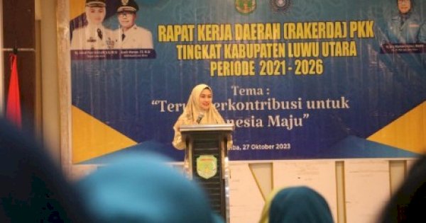 Rakerda TP-PKK Luwu Utara, Ini Pesan Bupati Indah 