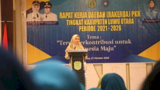 Rakerda TP-PKK Luwu Utara, Ini Pesan Bupati Indah 