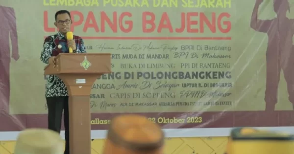 Pj Bupati Takalar Kukuhkan Pengurus Lembaga Pustaka dan Sejarah Lipang Bajeng