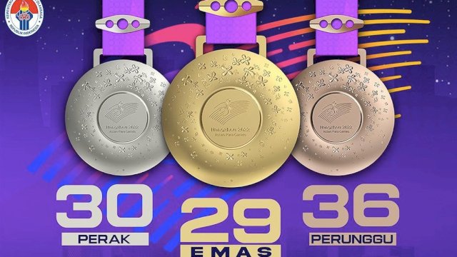 Indonesia Raih 29 Emas di Asian Para Games 2023, Pecahkan 13 Rekor