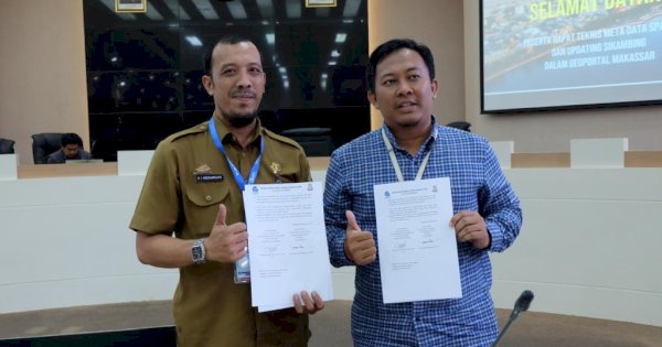 Bidang IPW Bappeda Makassar Gelar Rapat Teknis Meta Data Spasial