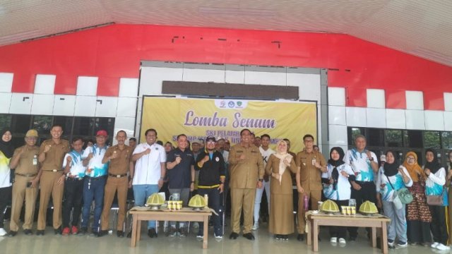 Jelang Haornas, Bupati Maros Buka Lomba SKJ Antar Pelajar