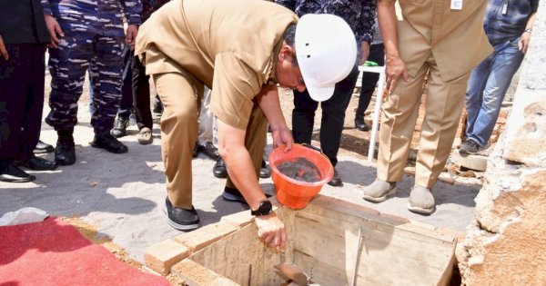 Pj Gubernur Bahtiar Groundbreaking Packing House dan Ripening Pisang Cavendish di Tallasa City