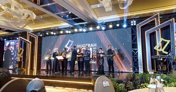 Pemprov Sulsel Raih Penghargaan Pemerintah Daerah Peduli Penyiaran di KPI Awards 2023