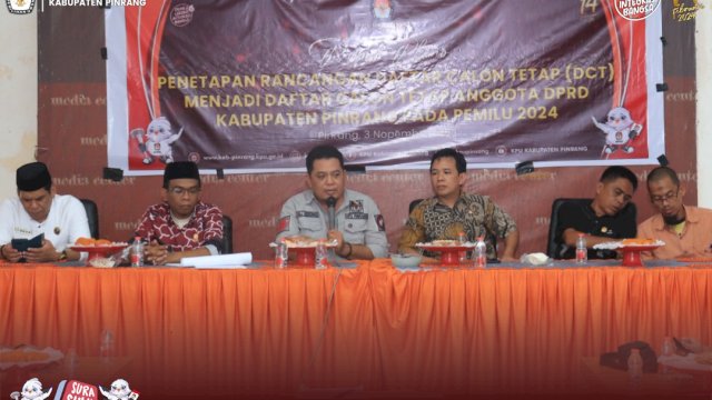 KPU Pinrang Tetapkan 403 Caleg, PSI dan Partai Garuda Kosong