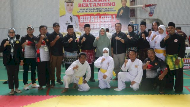 Ratusan Pelajar Luwu Utara Ramaikan Kejuaraan Pencak Silat Bupati CUP I