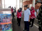 JK Tinjau Bantuan PMI untuk Palestina di Halim Perdana Kusuma