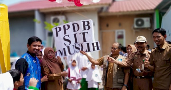 Launching PPDB SIT Muslih Gowa &#038; Makassar Dirangkaikan Aksi Bela Palestina