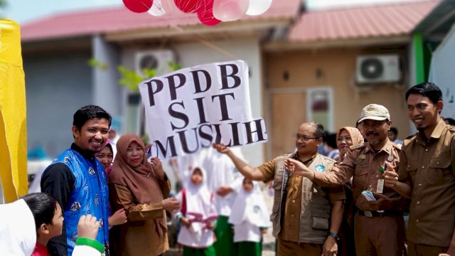 Launching PPDB SIT Muslih Gowa &#038; Makassar Dirangkaikan Aksi Bela Palestina
