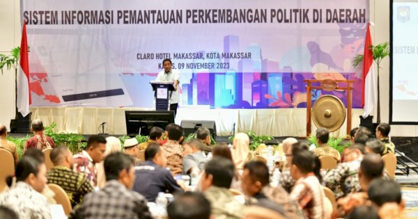 Kemendagri Jadikan Sulsel Tuan Rumah Bimtek Sistem Informasi Pemantauan Perkembangan Politik KTI