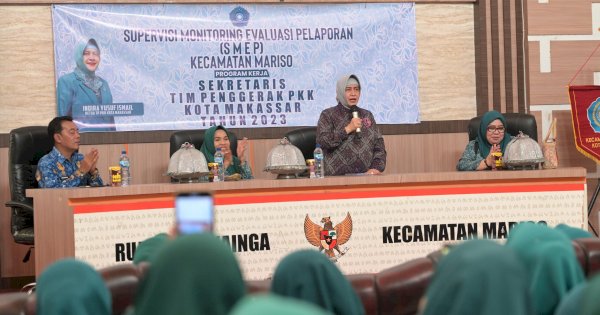 Ketua TP PKK Makassar Dorong Penguatan Administrasi Laporan Program Pokok PKK Kecamatan Lewat SMEP 