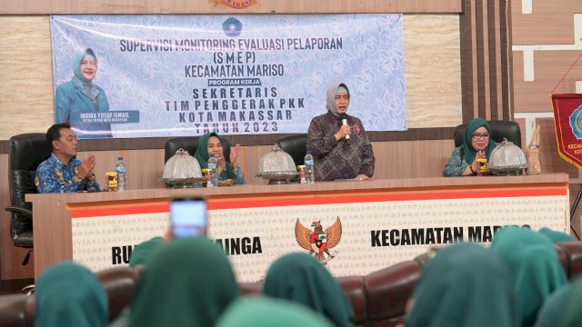 Ketua TP PKK Makassar Dorong Penguatan Administrasi Laporan Program Pokok PKK Kecamatan Lewat SMEP 