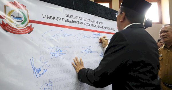 Deklarasi Netralitas ASN, Danny Pomanto Ingatkan Hindari Konflik Kepentingan di Pemilu Mendatang 