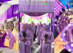 Viral Pernikahan Bernuansa Serba Ungu, Dari Dekorasi Hingga Kue 