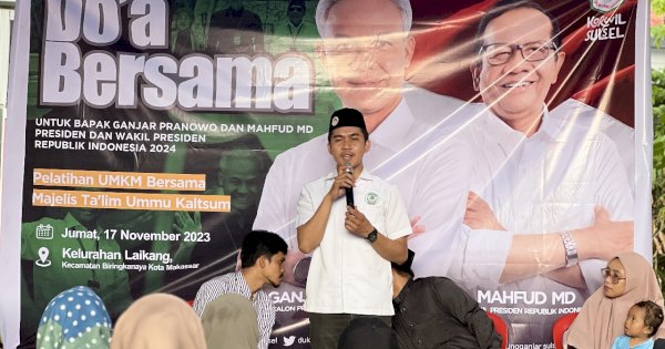 Bareng Ratusan Jemaah Majelis Taklim di Makassar, Santri Ganjar Beri Tips Memulai UMKM