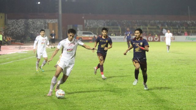 Dokumentasi laga PSM Makassar vs Persija Jakarta di Gelora BJ Zabibie, Parepare, Sulsel, yang berakhir 2-3 untuk tim tamu, Jumat (3/11/2023). (foto: Official PSM) 