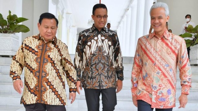 KPU Resmi Tetapkan Anies-Muhaimin, Ganjar-Mahfud, dan Prabowo-Gibran Jadi Kontestan Pilpres 2024