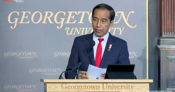 Di Kampus AS, Presiden Jokowi Sebut Ada 1 Anak Tiap 10 Menit yang Terbunuh di Gaza