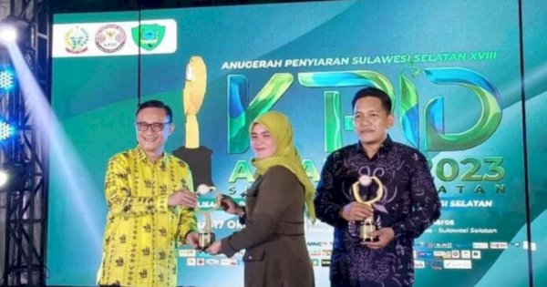 Parepare Sabet 2 Penghargaan di Ajang KPID Sulsel Award 2023, Ini Kategorinya