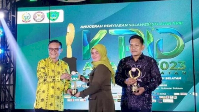 Parepare Sabet 2 Penghargaan di Ajang KPID Sulsel Award 2023, Ini Kategorinya