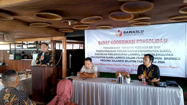 Bawaslu-KPU Sulsel Lakukan Koordinasi dan Konsolidasi Pengawasan Distribusi Logistik Pemilu 2024 di Sulsel