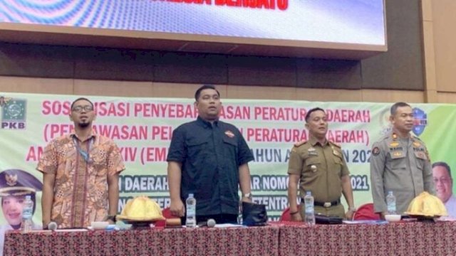 Legislator Makassar Iman Musakkar Sosialisasi Perda Ketertiban Umum