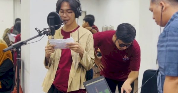 Digelar Dispar Makassar, 100 Peserta Ramaikan Pelatihan Dasar Voice Over