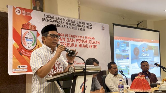 Anggota DPRD Makassar Muchlis Misbah Sebut Masih Banyak Wilayah yang Layak Jadi RTH