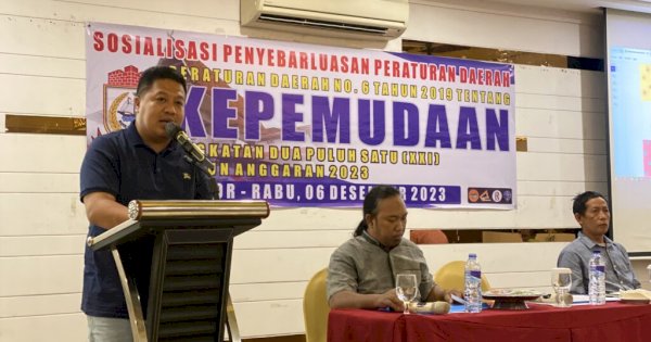 Anggota DPRD Makassar Ari Anshari Dorong Anak Muda Lakukan Hal Positif di Tengah Masyarakat