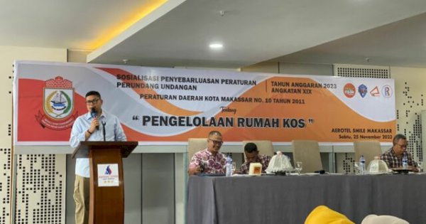 Anggota DPRD Makassar Andi Pahlevi Minta Pemilik Rumah Kos Ikut Aturan